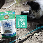 Smart Cookie Single Ingredient Rabbit Jerky Dog Treats - Training Treat Strips for Dogs and Puppies with Allergies, Sensitive Stomachs - Dehydrated, 100% Meat, Grain Free, Made in USA - 3oz, Pack of 3