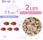PAWUP Freeze Dried Duck Liver Cat Treats, Dog Liver Treats, High Protein Snack for Dogs, Cats, Healthy Single Ingredient, Rawhide Free, Grain Free, 4.6 oz