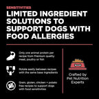 Go! Solutions Sensitivities Limited Ingredients, Grain-Free Dry Dog Food, Salmon Recipe for Sensitive Stomach, 12 lb Bag