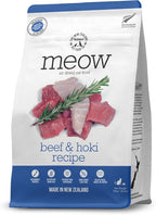 Meow Air Dried Cat Food - Beef & Hoki Recipe - Topper, Mixer or as Cat Training Treats, All Life Stages - 26.5 oz
