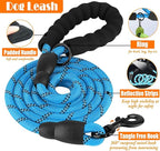 No Pull Dog Harness, Collar & Leash Set | Includes Dog Seat Belt, Collapsible Bowls & Poop Bag Dispenser. Ideal for Training, Walking, Hiking. Fits Small to Large Dogs(Blue-S)