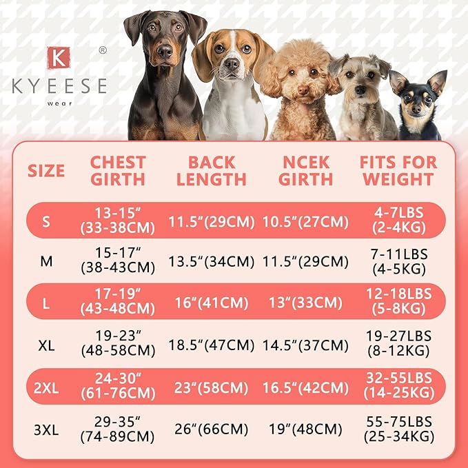KYEESE 2Pack Dog Sweater Pullover Dog Sweaters for Large Dogs Stretchy Pet Sweater Large Size Pets Turtleneck Pets Coats Warm Dogs Clothes Soft Pet Sweatshirt