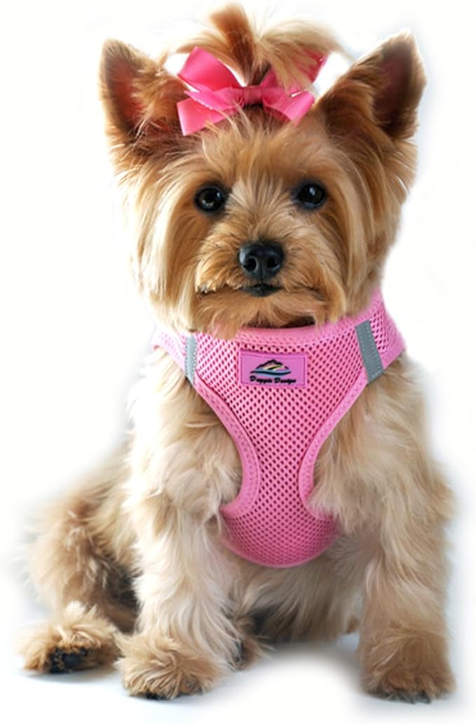 American River Ultra Choke-Free Mesh Dog Harness - Candy Pink XS