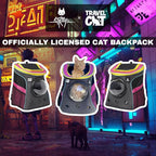 Fat Cat Backpack Carrier - Airline Approved Cat Carrier with Space Capsule Bubble for for Small Cats, Kitten - Premium Stray Cat Carrier Backpack for Outdoor, Travel, Hiking, Pet Supplies