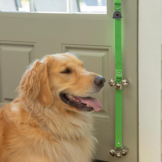Caldwell's Pet Supply Co. Dog Potty Bells, Dog Door Bell, Bells to Go Outside, Potty Training Bell, Dogs Doorbell, Dogs Potty Doorbell, Ring to Go Pee, All Breed Puppy Training Tool