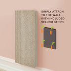 Way Basics Premium Wall Mount Scratch Pad Cat Scratcher with Silvervine Catnip - zBoard Lasts 2X Longer