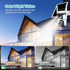 VSTARCAM 2K Dual Lens Security Camera Outdoor WiFi Camera for Home Security Home Survaillance Outdoor, 2.4G WiFi PTZ 2-Way Audio Auto Tracking Night Vision 360° View Cloud/SD Storage IP66 Weatherproof