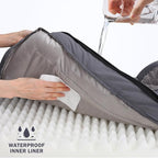 INVENHO Orthopedic Dog Bed Medium Size Dog, Waterproof Egg-Crate Foam Couch with Washable Removable Cover, Waterproof Lining and Nonskid Bottom