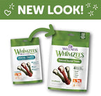 Whimzees Wellness Brushzees Dog Dental Treats, Natural Chews, Large Size Stick, (6 Count)