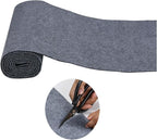 Trimmable cat Scratching Carpet 8.7”x15.8” Self-Adhesive Cat Tree Replacement Parts, Sisal Fabric DIY Climbing Cat Scratcher for Couch, Cat Tree and Shelf Shelves Furniture Protector (Gray)