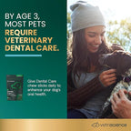 VetriScience Healthy Mouth Dental Chews, Perio Plus Sticks for Dogs, with Probiotics, Spirulina & Zeolites, Breath Freshening, Plaque & Tartar Control, Chicken, 30 Count