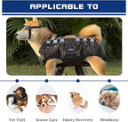 Dog Backpack Carrier - Spine-Friendly for Large Dogs(36-66lbs) Horizontal Design Dog Carrier with Adjustable Back Straps for Joint Injuries, Arthritis, Ideal for Stairs, Elderly Dogs(Size XXL)