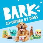 Barkbox Dog Toy 2 in 1 Interactive, Plush Exterior Material & Squeaker, Tearable Dog Toy with Squeaky Ball Inside, Ideal for Toy Destroyers - Andi's Dumpling, Large