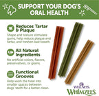 Whimzees Wellness Stix Dog Dental Treats, Natural Chews, Large Size Stick, (7 Count)