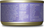Tiki Cat Silver Comfort Mousse + Shreds, Chicken & Duck and Duck Liver, Immune System Support Formulated for Older Cats Aged 11+, Senior Wet Cat Food, 2.4 oz Cans (Pack of 12)