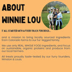 Winnie Lou Organic Jerky Dog Treats - Human Grade, Made in USA - All Natural, Healthy (Turkey Jerky)