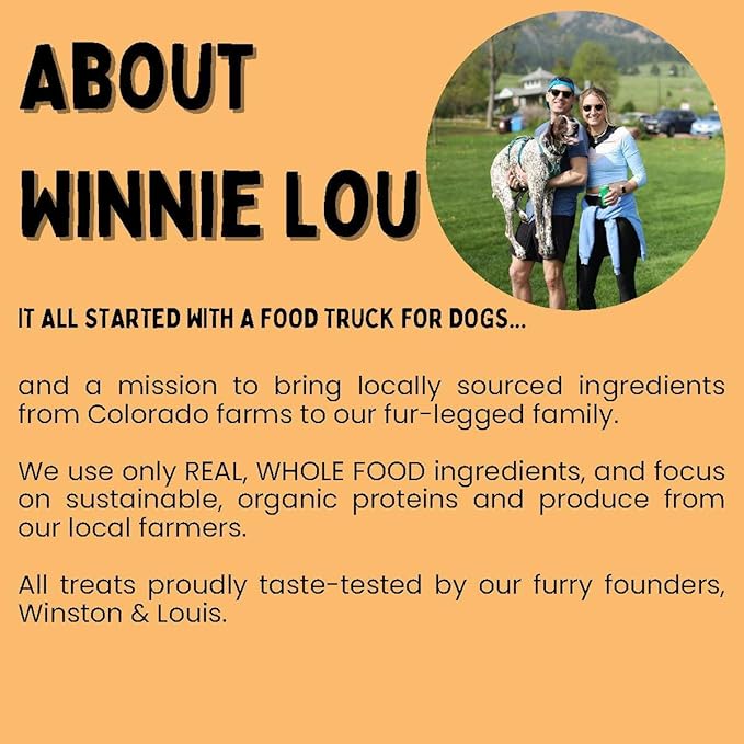 Winnie Lou Organic Jerky Dog Treats - Human Grade, Made in USA - All Natural, Healthy (Turkey Jerky)