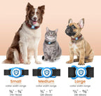 Waterproof AirTag Dog Collar Holder for Apple Tracker Blue