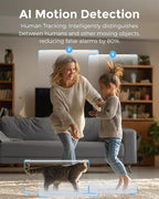 Devo Security Camera 2K |WIFI6 | Indoor |Baby Monitor & Pet Camera | 2-Way Audio, Color Night Vision, Live Stream, Motion Alerts & Notifications White,1 Cam