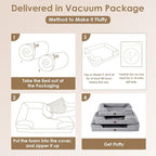 EHEYCIGA Orthopedic Dog Beds Large Sized Dog, Waterproof Memory Foam Pet Bed with Sides, Non-Slip Bottom Large Pet Bed with Washable Removable Cover, Grey