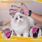 2-Pack Pet Hair Remover - Banana Cat Dog Hair Remover with Efficient Pet Grooming Gloves|Gentle Bathing Shedding Brush Dog Glove|Reusable Pet Hair Removal Tool for Carpet Couch Cat Fur & Lint