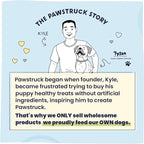 Pawstruck Natural Large 10-13” Beef Collagen Braids for Dogs – Long-Lasting Rawhide & Bully Stick Alternative, with Chondroitin & Glucosamine – 3 Pack