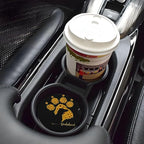 Absorbent Ceramic Car Coasters for Cup Holders, Dachshund Sunflower Dog Paw Design 2.56" Anti Slip Universal Drink Cup Coasters for Women Men (2 Pack)