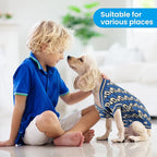 Pet Sweaters for Dogs Boys and Girls, Dynamic Letter Patterned Dog Sweater,Dog Cardigan,Pet Clothes,Pet Knitted Clothing,Fit for Different Seasons and Kinds of Dogs (Blue XS)