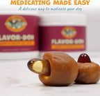 Flavor-Doh - Flavored Pill Wrap for Dogs to Hide Capsules and Create Pill Treats for Dogs - Easy-to-Use Treat Paste for Pet Medication - Bacon n' Cheese (4.2oz)
