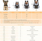 WOYYHO Pet Dog Carrier Backpack Small Dog Front Backpack Ventilated Mesh Dog Travel Back Pack with Safety Belt for Travel Hiking Cycling Outdoor Adventures (Size S: 2-4.5 lbs, Grey)