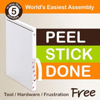 Way Basics Premium Cube Cat Scratcher Lounge - Scratch and Play zBoard Lasts 5X Longer