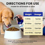 Wild Alaskan Salmon Oil for Dogs & Cats - Deep Sea Liquid Fish Oil Supplement, Maximum Omega 3 Fish Oil with Krill for Skin & Coat 16oz, Fast-Absorbing with Omega 3 6 9 Dog Fish Oil for Joints & Heart