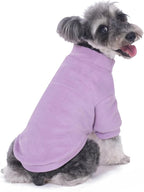 Dog Sweater, 3 Pack Dog Sweaters for Small Dogs Girl Boy, Ultra Soft Warm Puppy Clothes Dog Coat for Winter (Rose+Lt Pink+Lt Purple, X-Small)