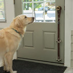 Caldwell's Pet Supply Co. Dog Potty Bells, Dog Door Bell, Bells To Go Outside, Potty Training Bell, Dogs Doorbell, Dogs Potty Doorbell, Ring To Go Pee, All Breed Puppy Training Tool - Brown (Set of 2)