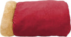 4 in 1 Self Warming Burrow Cat Bed, Pet Hideway Sleeping Cuddle Cave (Burgundy)