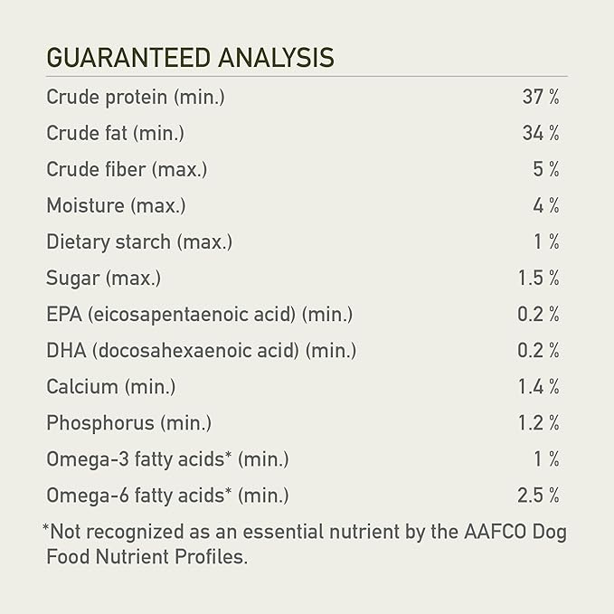 ORIJEN Grain Free High Protein Freeze Dried Dog Food & Topper Tundra Recipe 6oz Bag