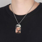 Funnylife Custom Pet Memorial Necklace - Dog Loss Gift - Sympathy for Pet Loss