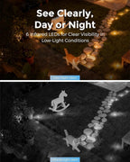 Devo Solar Security Camera Wireless Outdoor 360° PTZ - 2.3K Color Night Vision with AI Human Detection, WiFi 6 Pan/Tilt IP66 Waterproof, 180-Day Battery & Solar Panel, 2-Way Audio, Triple Alert System