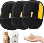 2025 Pet Hair Removal Glove for Cats & Dogs,3pcs Electrostatic Pet Hair Remover,Efficient Grooming Gloves for Pet Hair,Reusable Cat & Dog Hair Remover for Furniture,Couch,Curtain,Carpet