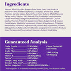 Halo Holistic Dog Food Wild Caught Salmon & Whitefish Formula, Healthy Grains Dry Dog Food, Complete Digestive Health, Kibble for Adult Dogs, 3.5 lb Bag