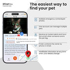 3 Pack Cat Tags Personalized Small, QR Code Cat Name Tags for Kitten Collar, Scan Location Alerts, Blue,Orange,Green S