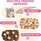 Freeze Dried Cats & Dogs Raw Treats, All Natural Single Ingredient Chicken Breast, High Protein Healthy Pet Training Treats or Food Topper, 3.5 oz