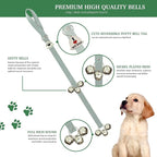 Caldwell's Pet Supply Co. Dog Potty Bells, Dog Door Bell, Bells to Go Outside, Potty Training Bell, Dogs Doorbell, Dogs Potty Doorbell, Ring to Go Pee, All Breed Puppy Training Tool