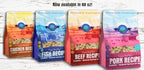 Freeze Dried Raw Dog Food, Beef Recipe, All Natural, No Synthetics, Made in USA with Goat's Milk & Organic Produce, High Protein, Complete Meal (48oz)