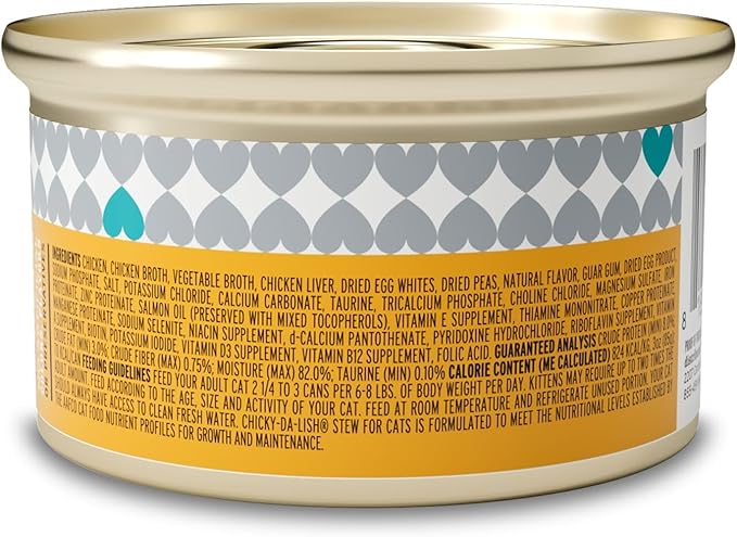 I and love and you Wet Cat Food - Chicky-Da-Lish Stew - Chicken Recipe, Grain Free, Filler Free, 3oz Pack of 24 Cans