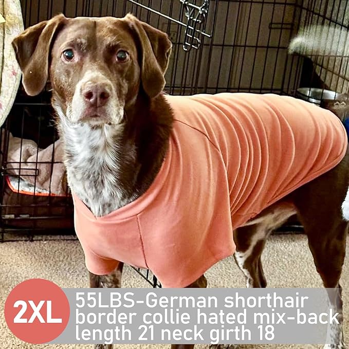 KYEESE 3Pack Dog Sweater Pets Clothes with Sleeves Soft Dog Sweaters for Medium Dogs Girl Pullover Dogs Sweatshirt Stretchy Pet Coat Lightweight Pet Fleece Sweater Comfy Pets Sweaters for Cold Weather