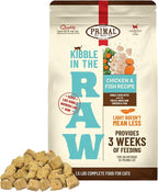 Primal Kibble in The Raw, Freeze Dried Cat Food, Chicken & Fish, Scoop & Serve, Made with Raw Protein, Whole Ingredient Nutrition, Crafted in The USA, Dry Cat Food, 24 Ounce (1.5 lb) Bag