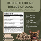 Asher House Wellness Hip and Joint Supplement for Dogs - Natural Soft Chew with MSM, Chondroitin, Glucosamine, Vitamins - Promotes Joint Health & Pain Relief Senior & All Dog Breeds, Large, 120 Chews