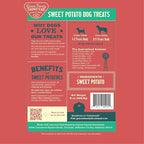 Gaines Family Farmstead Sweet Potato Chips for Dogs - 8 oz Single-Ingredient, All-Natural Dog Treats, Grain-Free & High in Fiber, Made in USA, Crunchy Training Treats