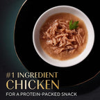 Sheba Selections Filets in Broth Adult Wet Cat Meal Complement Chicken & Tuna Recipe, 1.3 oz. Cups, 12 Count